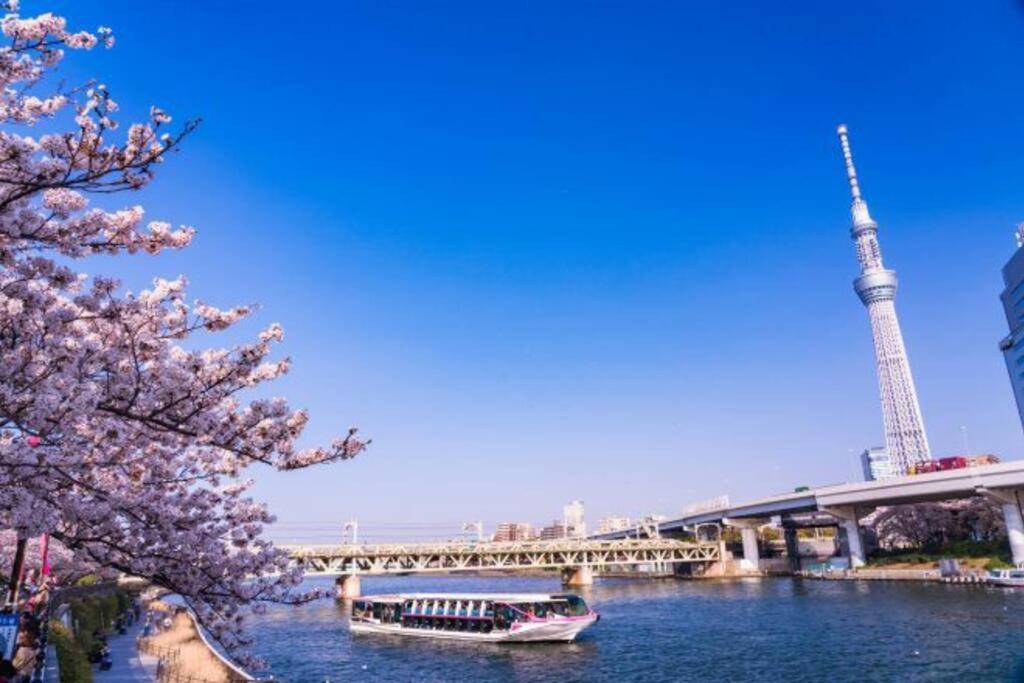 דירות טוקיו 203 Oshiage Sta 3Mins Walk! Wi-Fi Elevator 4Pax מראה חיצוני תמונה